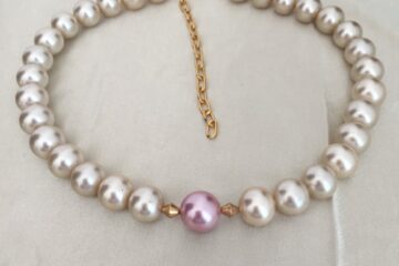 collier perle nacrée