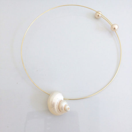 collier escargot de mer