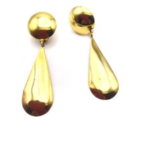 Boucles D'oreilles Clips Vintage En Pâte De Verre - Création Artisanale à Identifier