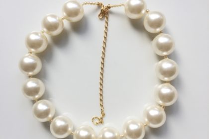 collier grosses perles
