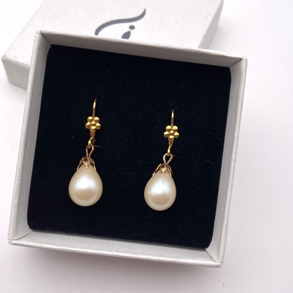 Boucles d'oreilles perle dormeuse