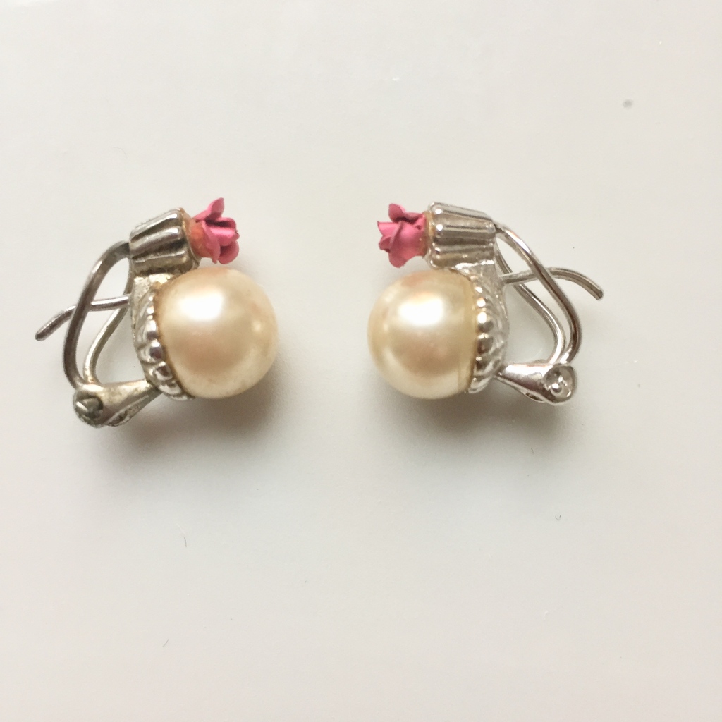 Boucles d'oreilles perle dormeuse