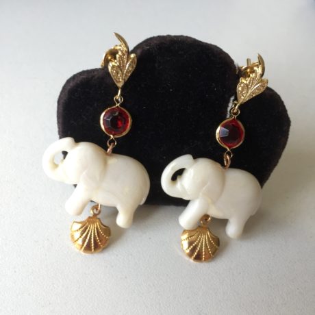 Boucles d'oreille éléphant