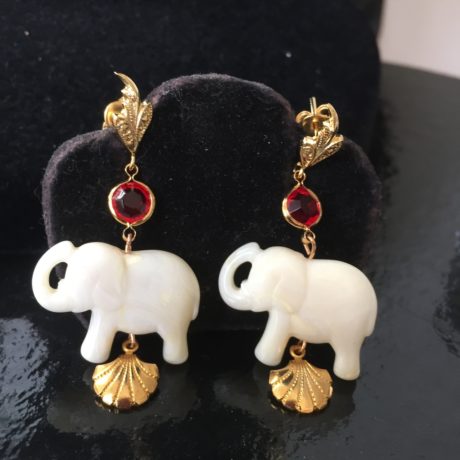 boucles d’oreille elephant