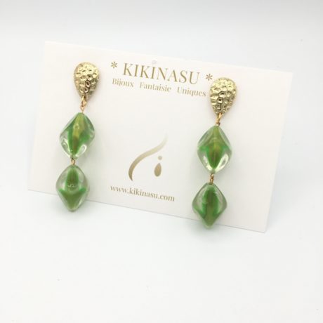 Boucles d’oreille verte1-1024