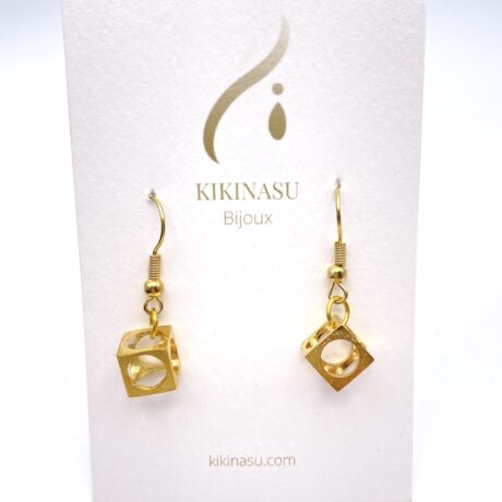 Boucles d’oreilles Cube