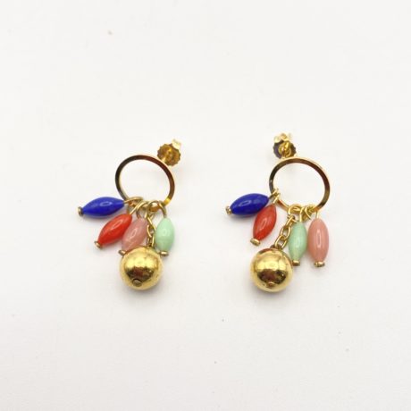 boucles d'oreilles tutti-frutti