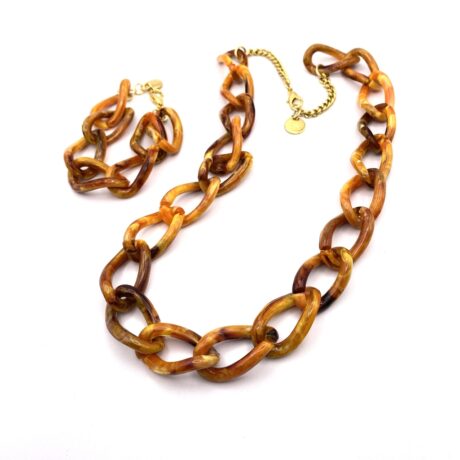 Parure ambrée