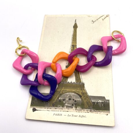 bracelet coloré en plastique