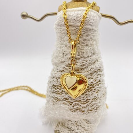 Pendentif double coeur