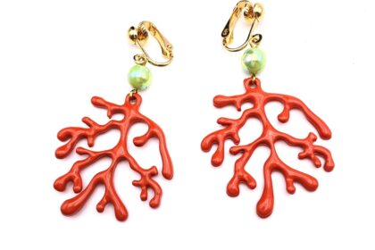 Clips corail orange