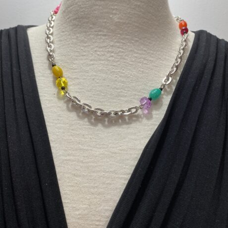 Collier multicolore