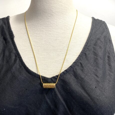 Collier pendentif design 70s