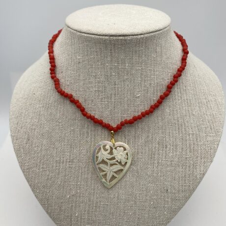 collier corail et nacre