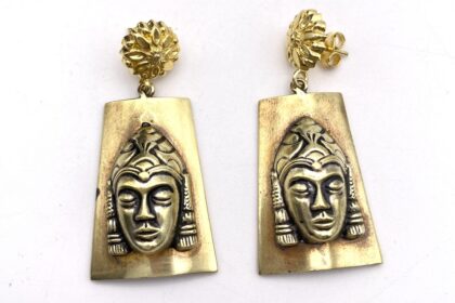 Boucles d'oreilles pendantes Bouddha