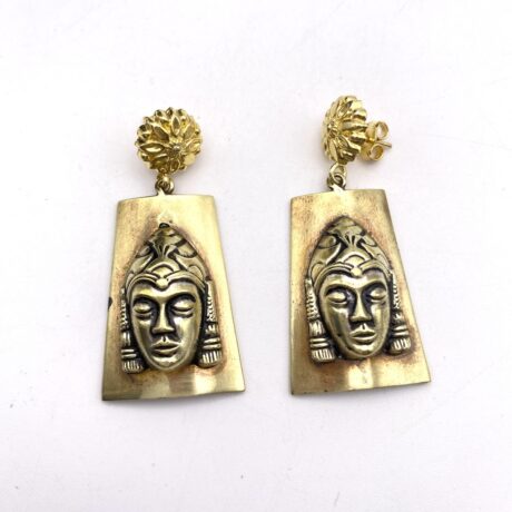 Boucles d'oreilles pendantes Bouddha