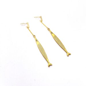 Boucles d'oreilles anchois de Collioure