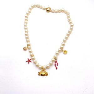 Collier perle marin