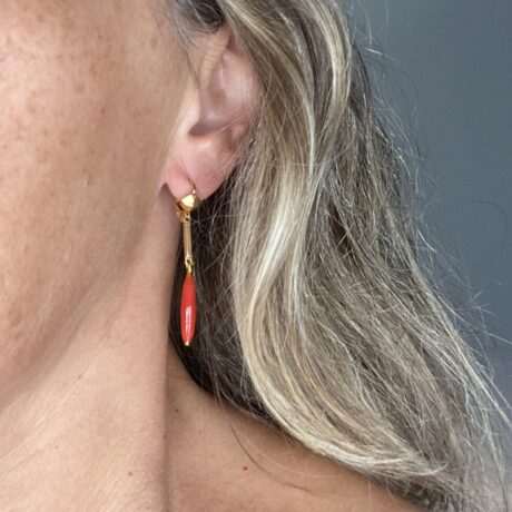 BO pendante  orange corail
