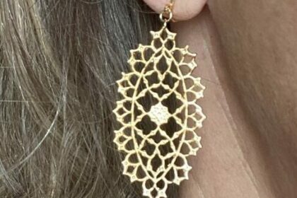 Clip pendant filigrane