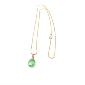 pendentif cristal vert