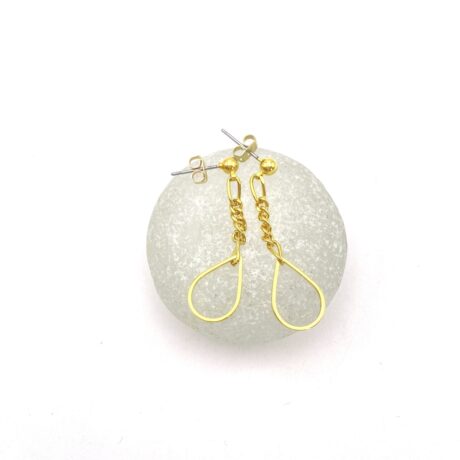 Boucles d’oreilles goutte dorée_04