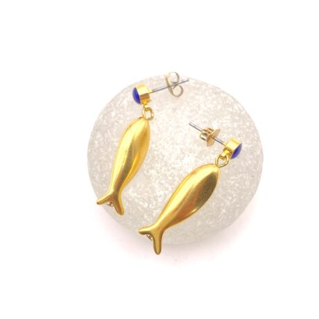 Boucles d'oreilles poisson d'or