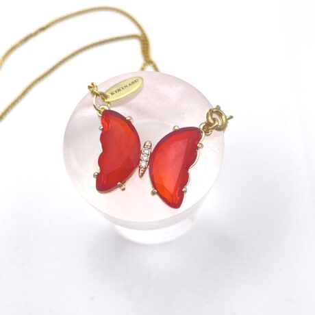 Collier papillon rouge_05