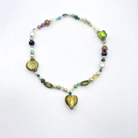 Collier coeur Murano