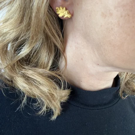 Boucles d’oreilles feuilles de chêne