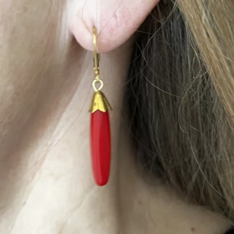Boucles d’oreilles dormeuses rouge_02