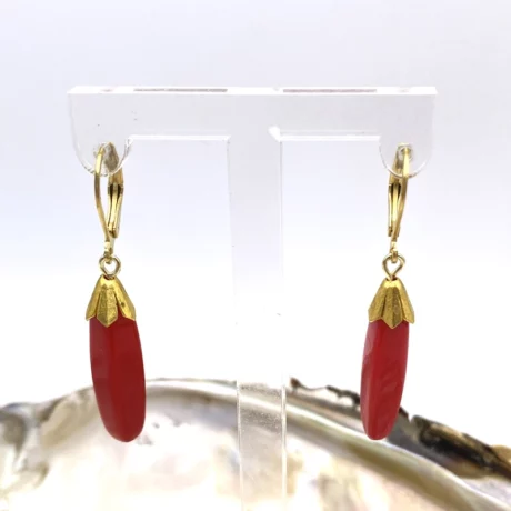 Boucles d’oreilles dormeuses rouge_08