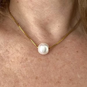 Collier avec perle Donut