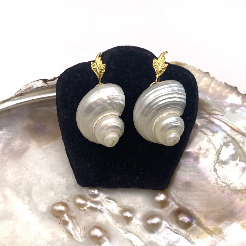 Boucles d’oreilles escargot nacré_03