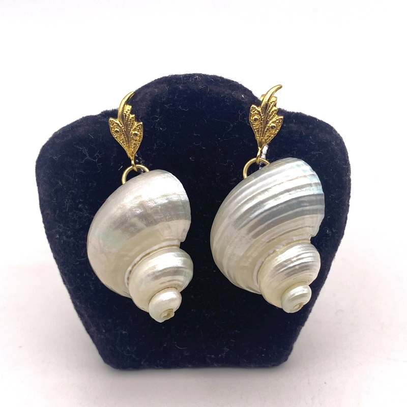 Boucles d’oreilles escargot nacré_04