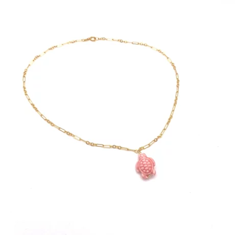 coliier tortue rose_05