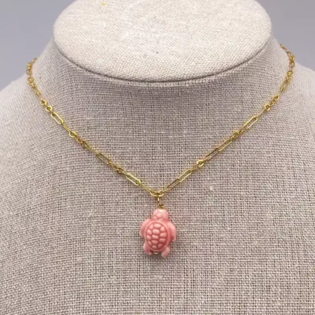 coliier tortue rose_08