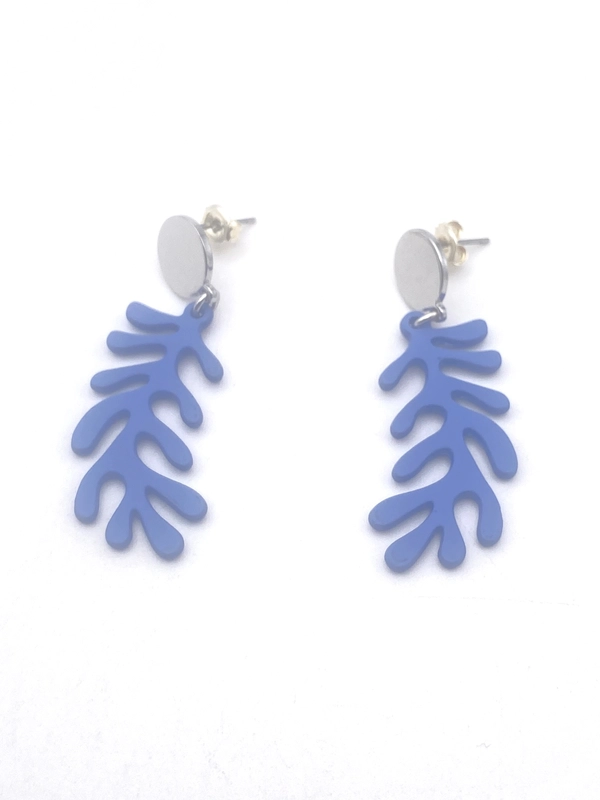 Boucles d’oreilles algue bleu Matisse_02
