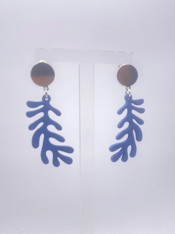 Boucles d’oreilles algue bleu Matisse_04