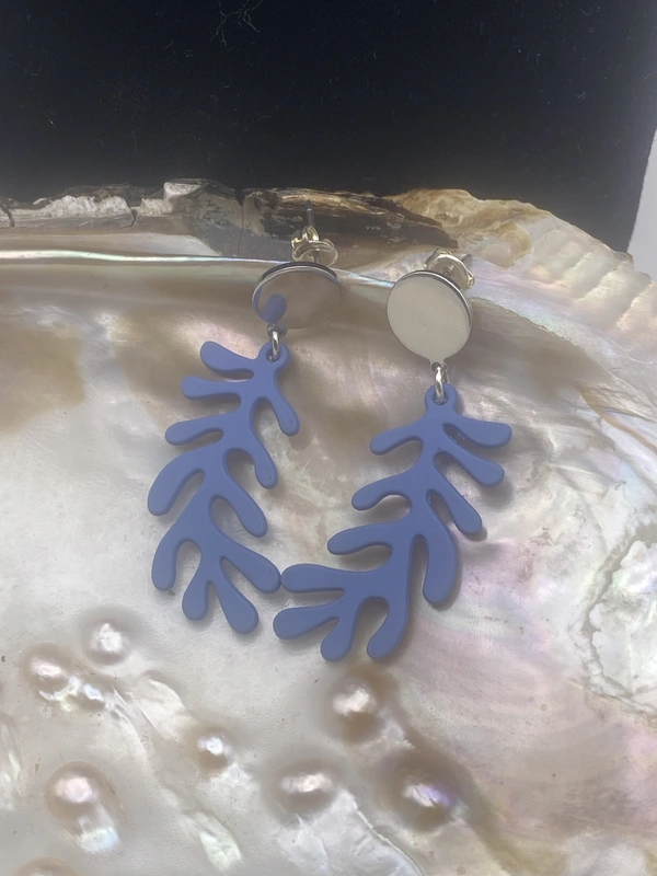 Boucles d’oreilles algue bleu Matisse_07